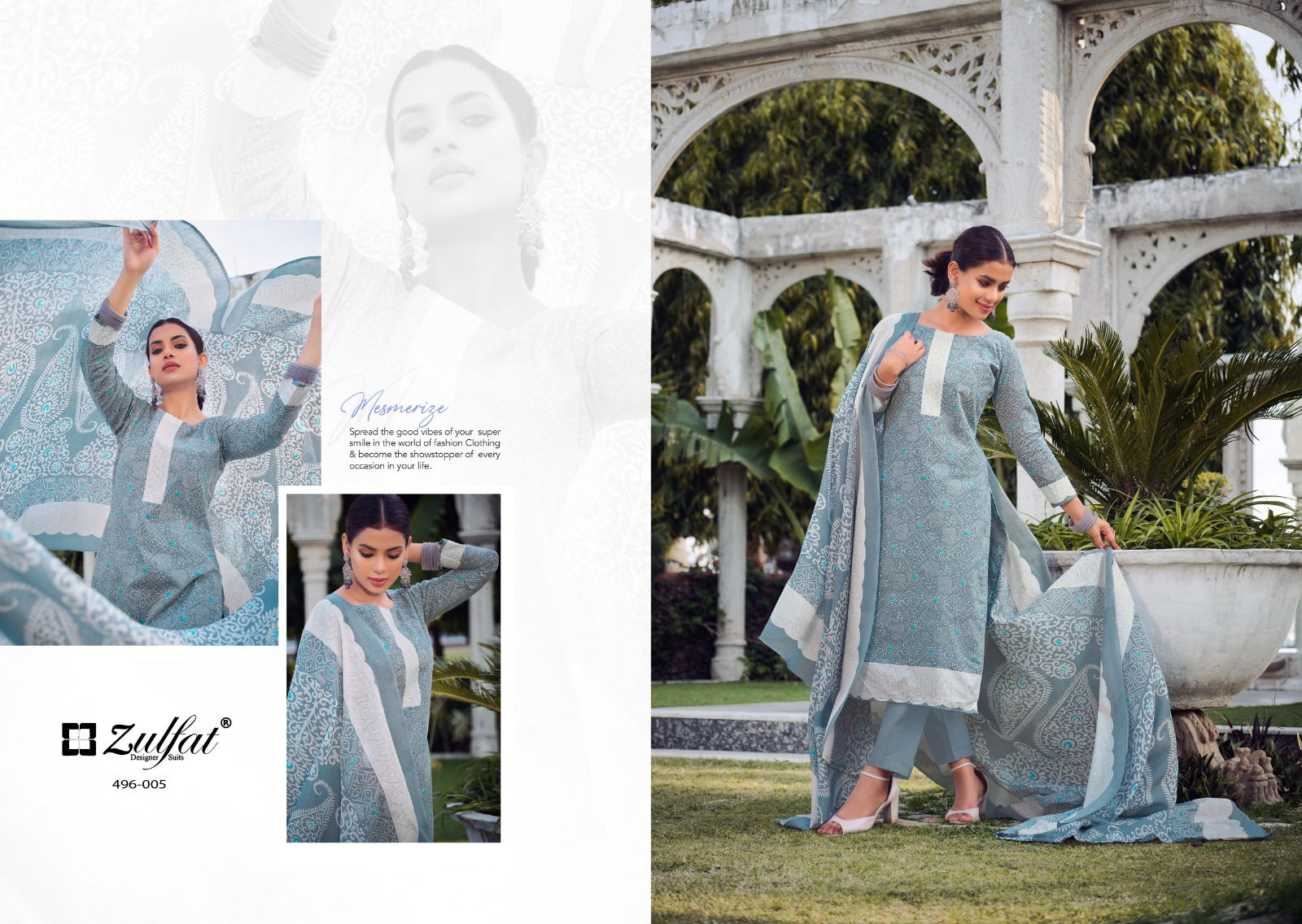 Malang By Zulfat 001-010 Cotton Dress Material Catalog